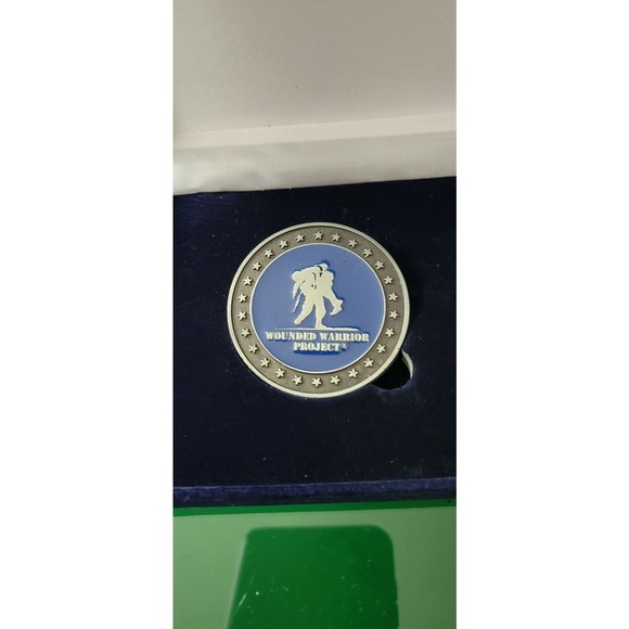 2021 Wounded Warrior Project Medallion with Box Collectible Challenge Coin - Picture 2 of 6